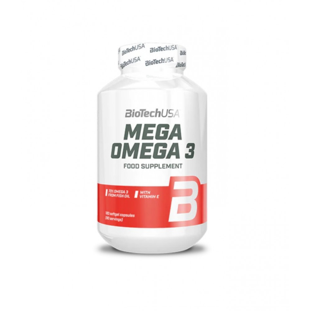 Mega Omega 3 90 kapslí - Biotech USA