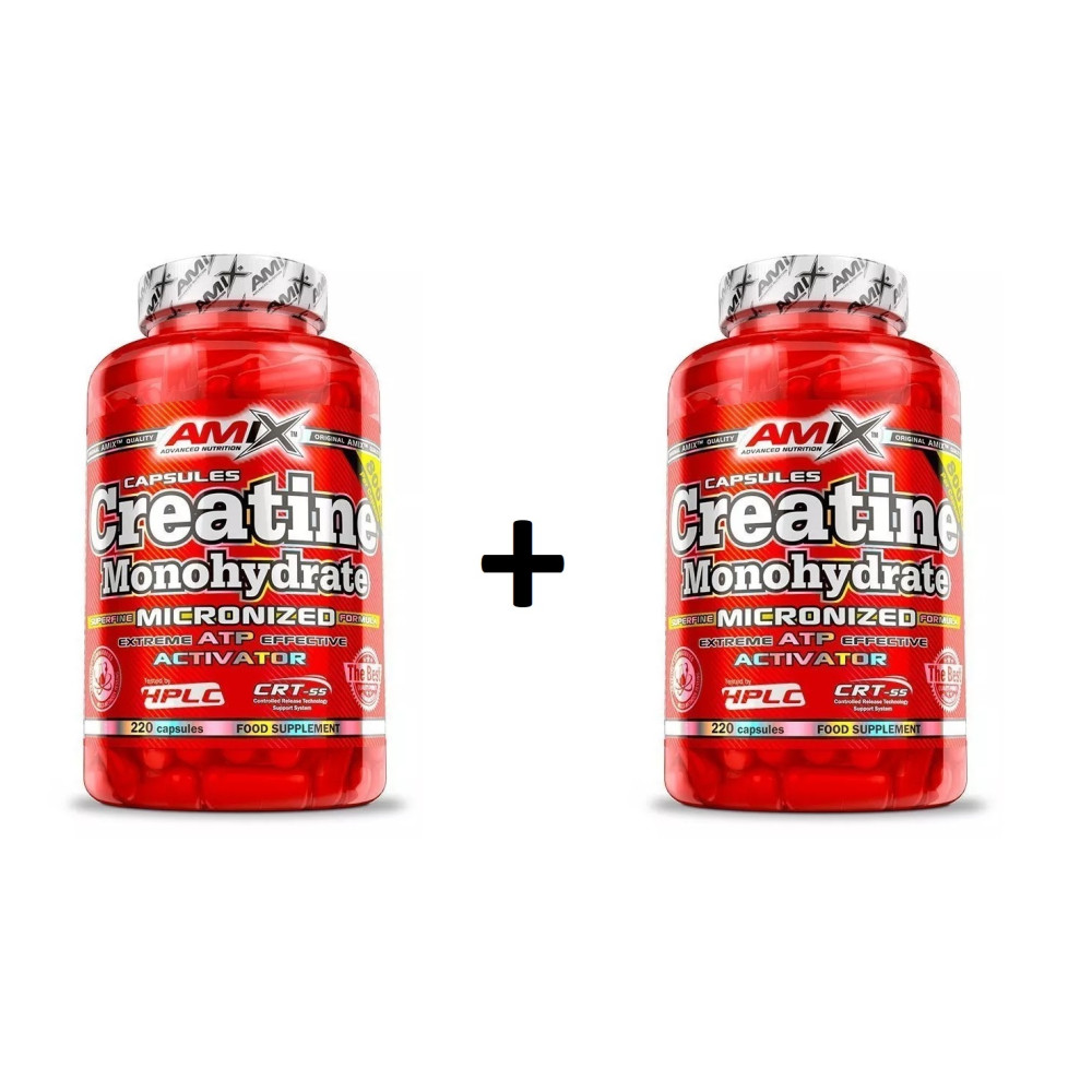 Creatine Monohydrate 220 kapslí - Amix