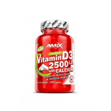Vitamin D3 2500 IU with Calcium 120 kapslí - Amix