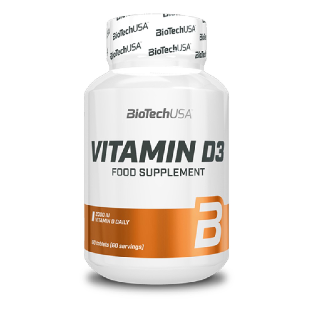 Vitamin D3 60 tablet - Biotech USA