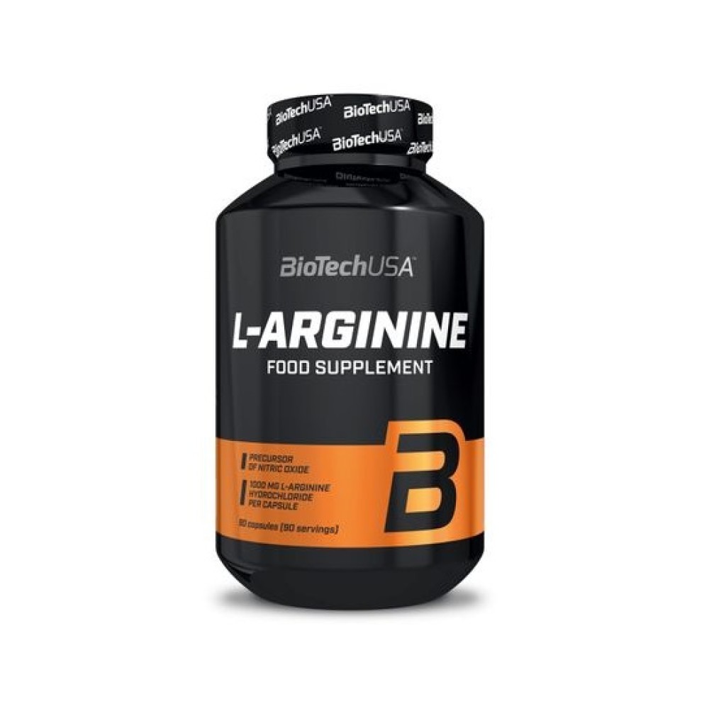 L-Arginine 90 kapslí - Biotech USA