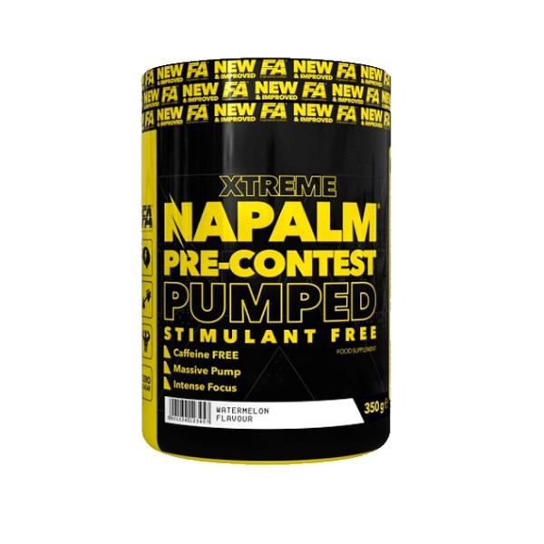 Xtreme Napalm Pre-Contest Pumped Stimulant Free 350 g - Fitness Authority