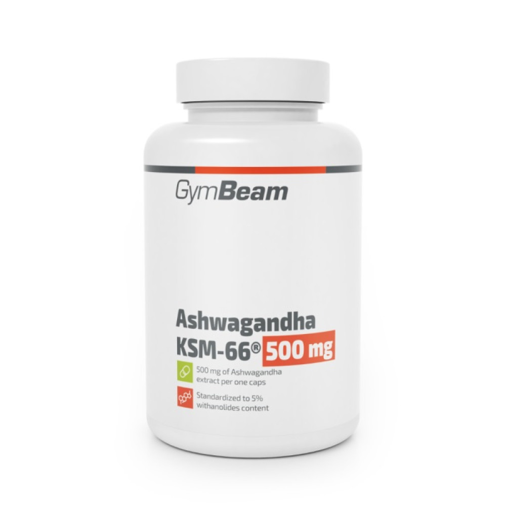 Ashwagandha KSM-66 500 mg 90 kapslí - GymBeam