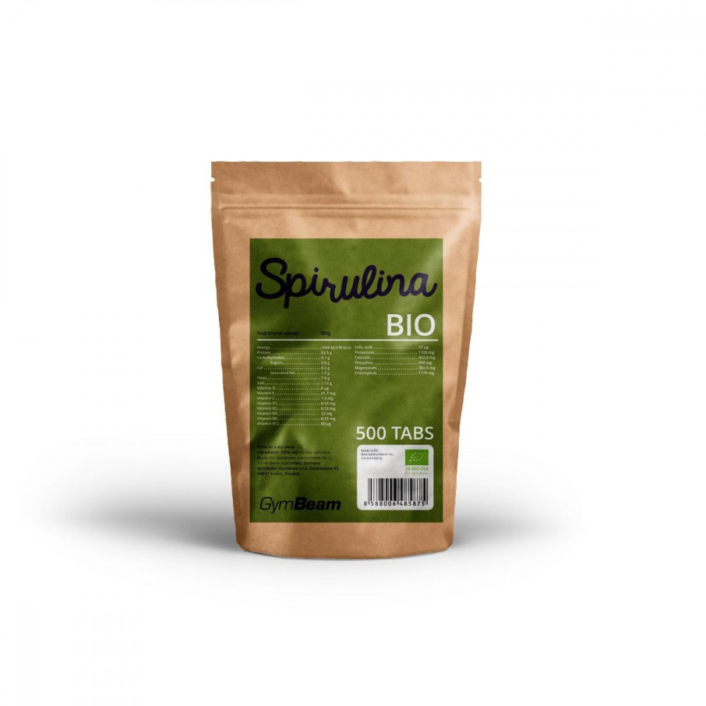 Bio Spirulina 500 mg 500 tablet - GymBeam