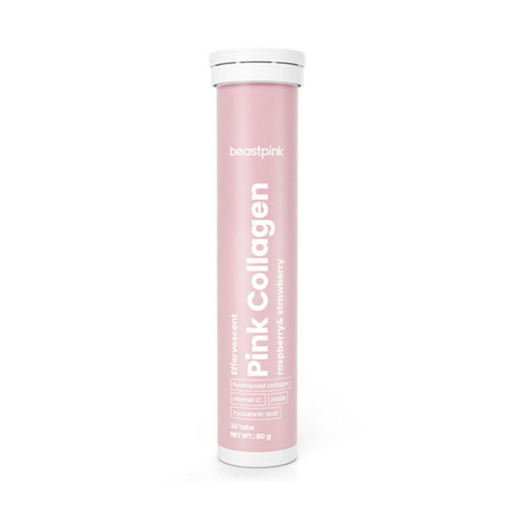 Šumivý Pink Collagen 20 tablet - BeastPink