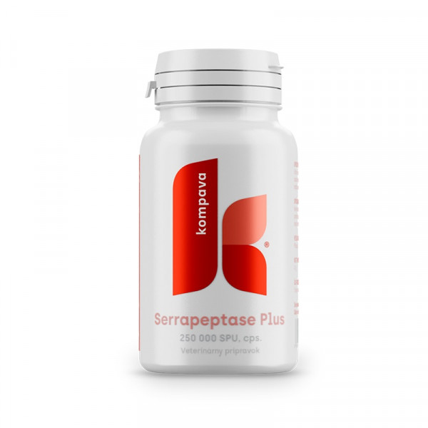 Serrapeptase Plus 90 kapslí - Kompava