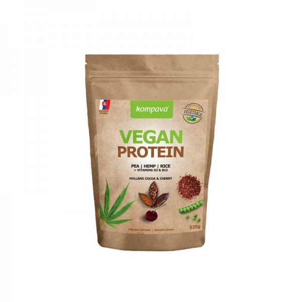 Vegan Protein 525 g - Kompava