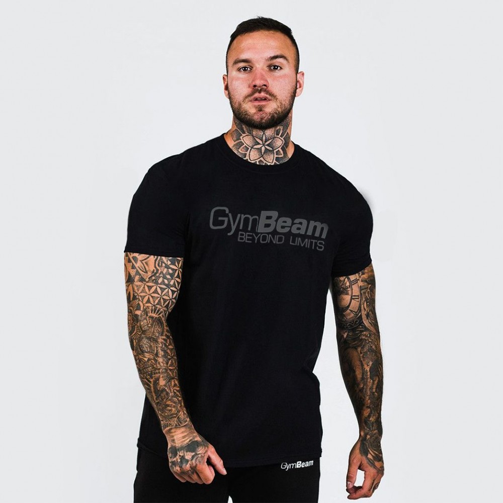 Pánské tričko Beyond Limits Black - GymBeam