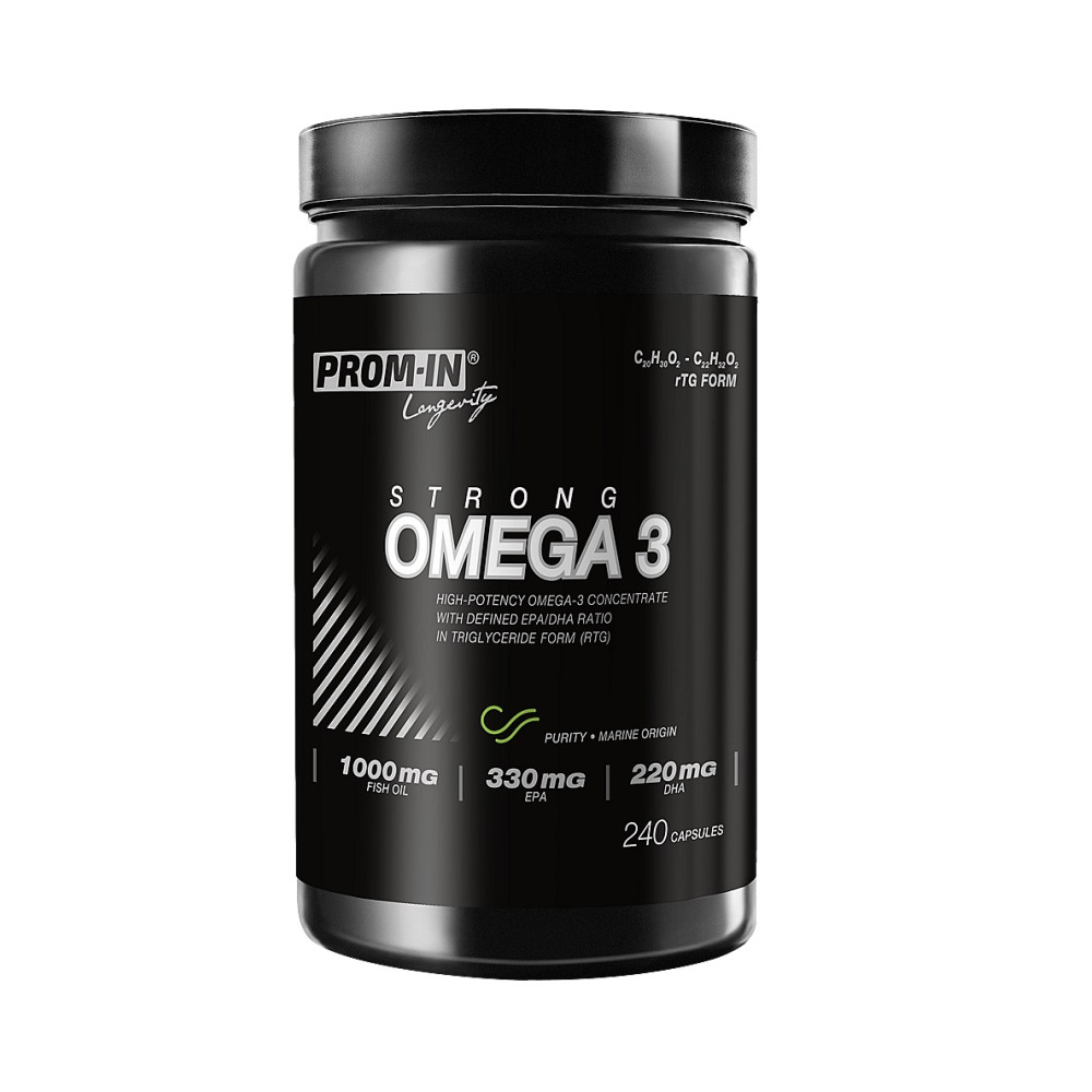 Omega 3 Strong 240 kapslí - Prom-in