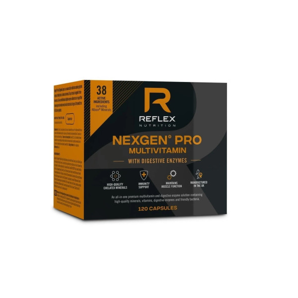 Nexgen PRO with Digestive Enzymes 30 kapslí - Reflex Nutrition