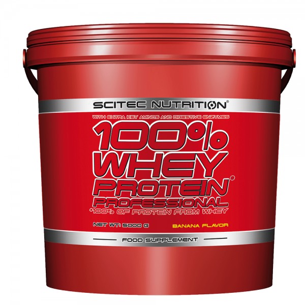 100% Whey Protein Professional 5000 g - Scitec Nutrition