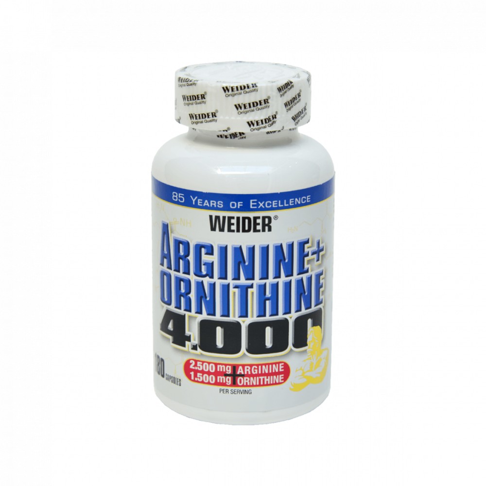 Arginine + Ornithine 4000 180 tablet - Weider